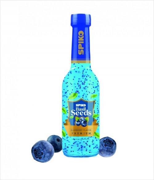 SPIKO 250 ML BASIL BLUEBERRIES*24