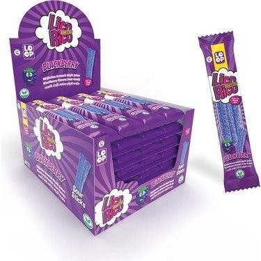 AR-2683 LOOP LICORICE SOUR STICK BLACKBERRY 20GR*24