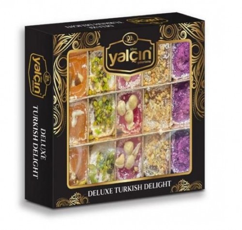 YALÇIN 400GR DELUXE WINDOWED TURKISH DELIGHT*12