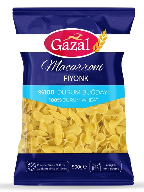 GAZAL MAKARNA 500 GR FİYONK*20