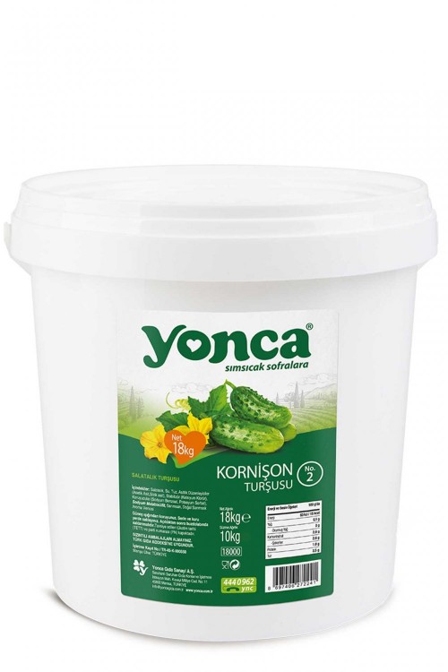 YONCA 18 KG KOVA (NO:2) KORNİŞON TURŞU*1