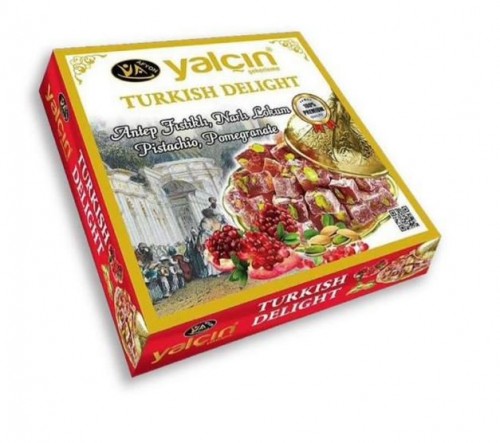 YALCIN 200 GR PISTACHIO POMEGRANATE TURKISH DELIGHT *20