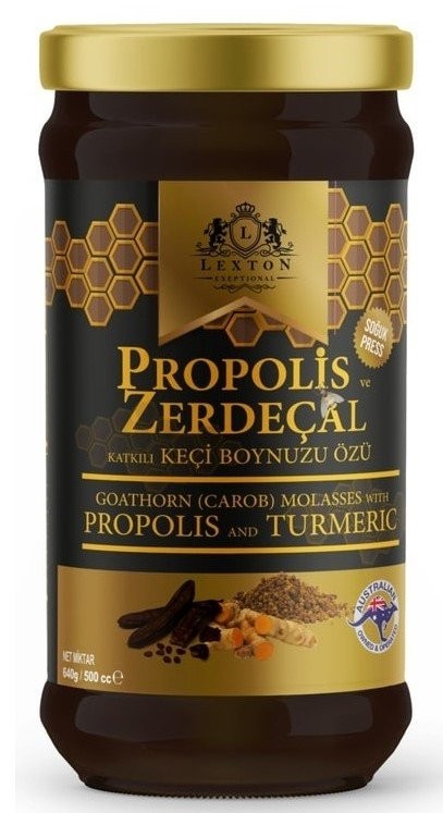 LEXTON 640 GR PROPOLİS ZERDEÇAL KEÇİBOYNUZU 640G*12