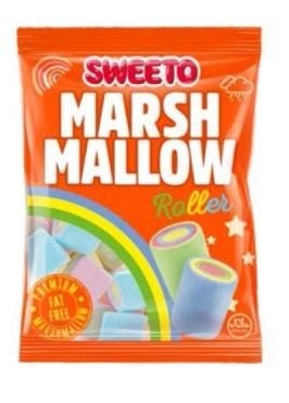 SWEETO 140 GR MARSHMALLOW ROLLER*12