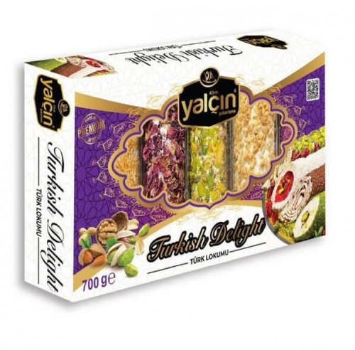 YALÇIN 700 GR ROLL TURKISH DELIGHT*12