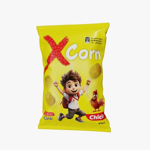 X CORN CHICKEN FLAVORED CHIPS 100 GR*12