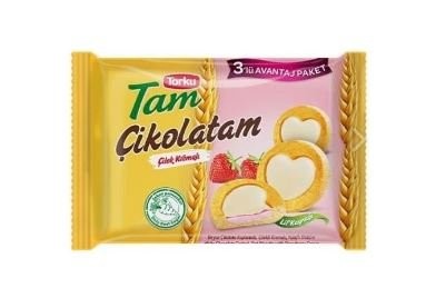 TORKU (409927)TAM ÇİKOLATAM ÇİLEK.BİS.83 GR*24