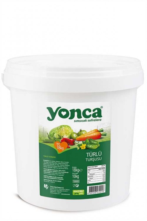 YONCA 18 KG BUCKET MIXED PICKLES*1